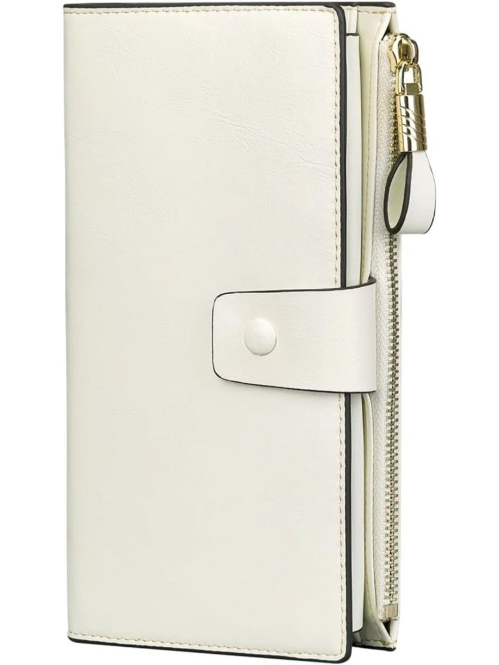 Luxury Genuine Leather RFID Blocking Wallet - Large Capacity Clutch for Women